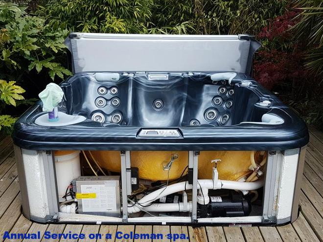 An annual / yearly hot tub service by Ian Kime in Lincolnshire.